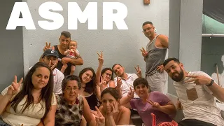 MINHA FAMÍLIA FAZENDO ASMR