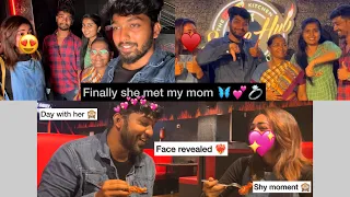 Finally she met my mom 🦋💕💍 | her face revealed ❤️‍🔥| Day with her 🙈| madurai vlog | food review