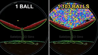 16 Most Satisfying Simulations (A Venus Flytrap Eats 1,125 Balls)