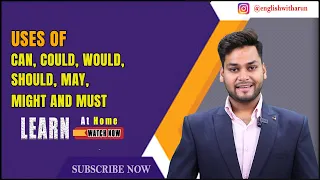 Uses Of Modals || By English With Arun