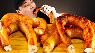 겉바속촉 대왕통대창을 불닭소스, 총각김치와 함께 먹어보자! 먹방 리얼사운드  ASMR Mukbang (Eating Show)