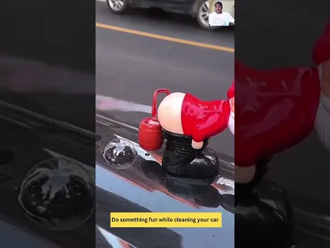 Do something fun while cleaning your car