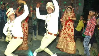 शादी में दुल्हा को  दुलहन के साथ डाँस करना पड़ा महँगा,हो गया पंगा,,dj पर,दीदी दिल लगो गड़रिया से