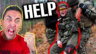 Airsoft Player ATTACKED In Battle