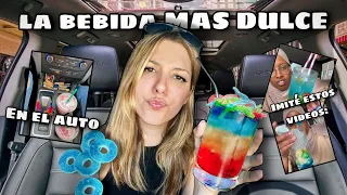 Hice BEBIDA VIRAL de GOLOSINAS)? (en el auto)