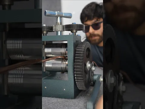 Gold Wire Making Machine #bluebox
