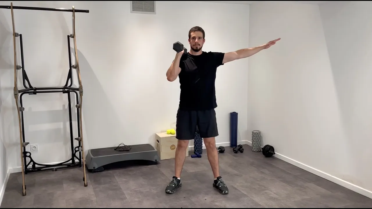 Image Squat haltère à un bras