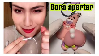 Patrick está com espinhas no…