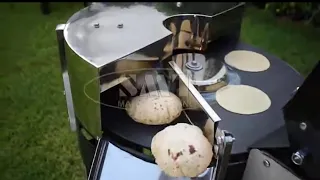 automatic chapati/ roti banane ki machine, automatic roti maker machine full setup