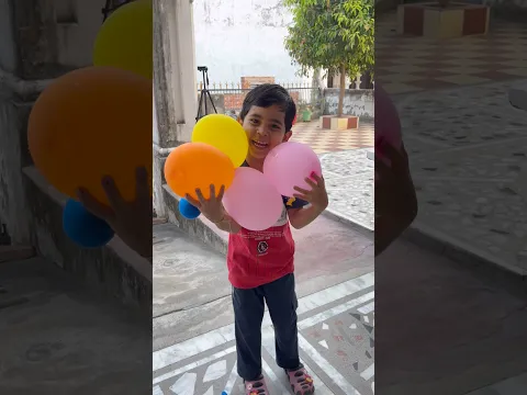 Chote balloon ke liye rona shuru kar diya? 😭 Mamma ne kaise chup karaya! 🎈