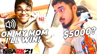 N3ON challenged me for $5000, and I accepted (NBA 2K21)