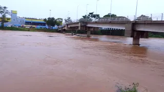O RIO DA NOSSA CIDADE PODE TRANSBORDAR (Rio tubarão)