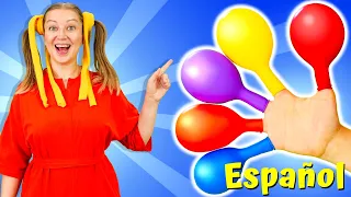Familia de dedos con globos | Canciones Infantiles con Babanana