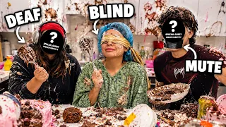 BLIND, DEAF, MUTE CHALLENGE ft. your fav influencers 🤫
