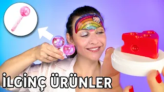 İLGİNÇ KOZMETİK ÜRÜNLER #2 💄🤯 PEYNİRLİ LIP BALM, SALYANGOZLU BB KREM, EYELINER YAPIŞTIRICI