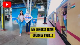My longest train journey ever|48 hours train journey from Kochi to Agra|Part1 #therainbowgirl #vlogs
