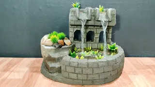 Amazing indoor waterfall fountain
