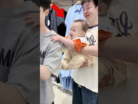 El niño reconoció a sus padres.#shorts