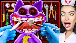 ASMR Poppy Playtime 3 CURSED Doll Repair.. (CATNAP ARE YOU ALIVE?)