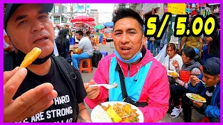 PROBANDO COMIDA CALLEJERA EN GAMARRA Ft @DiloNomas