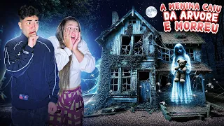 A MENINA CAIU DE CIMA DA ÁRVORE E MORREU *o fantasma dela falou com a gente