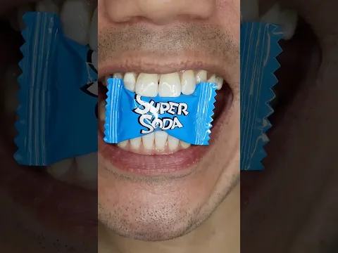 “Super Sour” Nobel Super Soda Candy ASMR #shorts #asmr