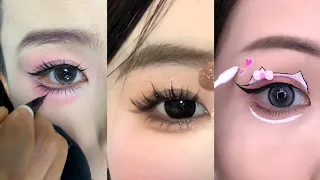 Korean Chinese eye makeup tutorial ✨ beautiful eyes