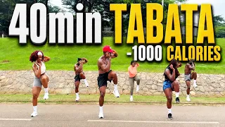 Routine de 40 minutes pour 1000 calories. 