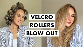 How To: Velcro Rollers Blowout | Luxy Hair