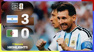MESSI x3 ed è STORIA ai MONDIALI | Argentina-Algeria 3-0 | FIFA World Cup | DAZN Highlights