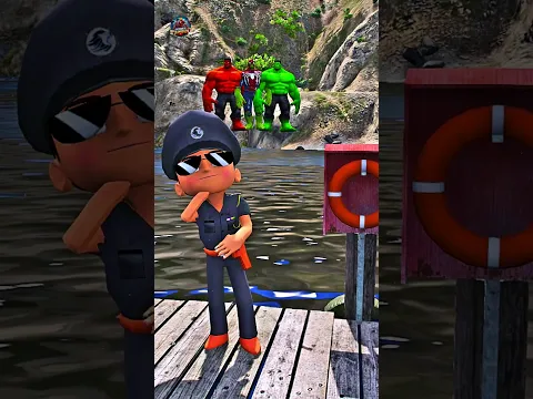 BABA NE LITTLE SHINGHAM KI MADAD KAR DIV #gta #littlesingham #funny #freefire #gtav #cartoon