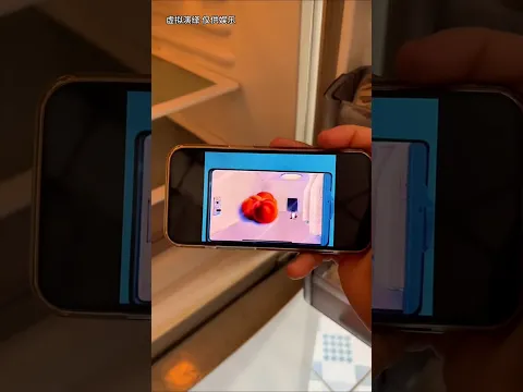 Penguin comes and turns off the fridge light #shortsvideo