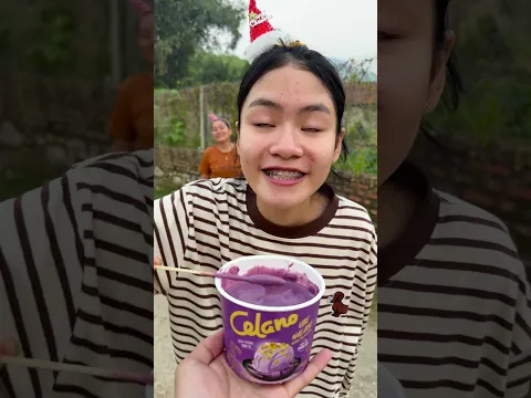Thử thách ăn kem Celano khoai môn và những lựa chọn hài hước bất ngờ 😆😂 #funny #shorts