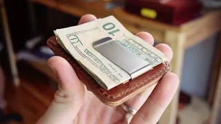 Making a Money Clip Wallet - ASMR