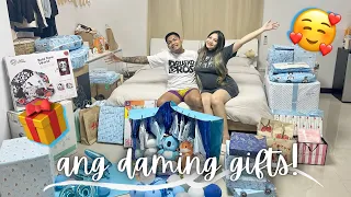 OPENING BABY SHOWER GIFTS!