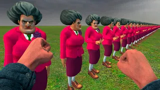 100 SCARY TEACHER 3D vs Roblox Innyume Smiley's Stylized Garry’s Mod