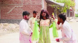 Krrish ka holi || क्रिश का होली 🤣 || mr Dilip comedy prajapati #holi