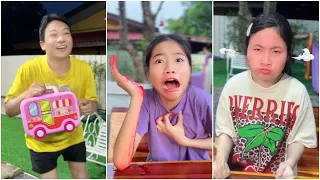 คลิปตลก‼️ สนุกมาก โบ๊ะบ๊ะ ขำทั้งวัน 😁🍭😀✅| #มะนาวกับปะป๊า รวมคลิปสั้น