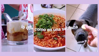 lo que comí en una semana de mayo♡