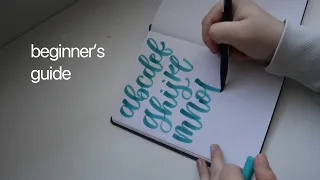 how to do brush lettering