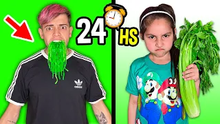 24 HORAS COMIENDO VERDE