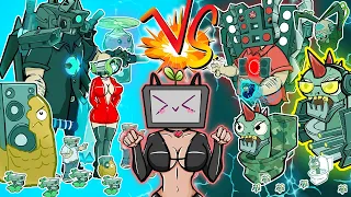 Zombies Skibidi Toilet Episodes 3 - Army Zombies Meeting Titan Speakerman - PVZ 2 Animation