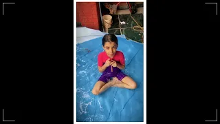 Father Daughter Pool Party 😄 Family and Dog Videos | Harpreet SDC Shorts