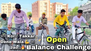Open Cycle Balance Challenge..🔥💯 || MS_Rider. | Mohit the Bicyclist |