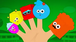 Shapes Finger Family, Learn Shapes and Preschool Song for Children