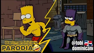 Los simpson dominicano🇩🇴🤣| Bartman inicia🦇🤣|| tobi dominicano