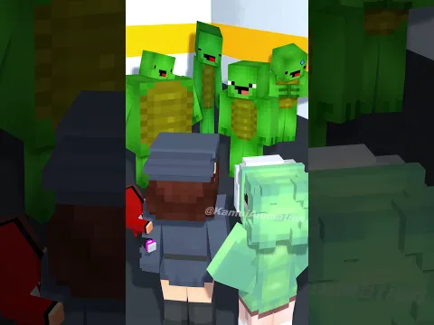 HELP Police JJ Sister Searches🫡 - MAIZEN Minecraft Animation #shorts