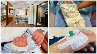 ❤️ഞമ്മളെ baby വന്നു ട്ടോ👶|Hospital Vlog|My delivery Story