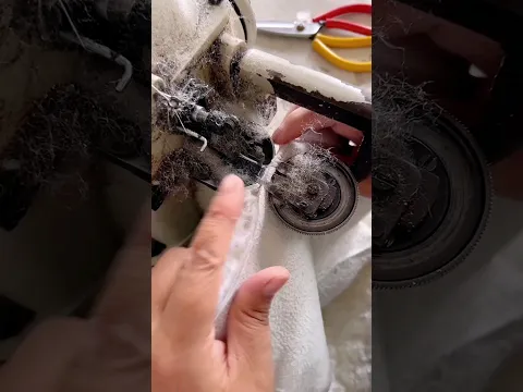 冬季保暖神器---锁边羊皮裤 #satisfactory  #manual  #sew #sheep #fur #warm