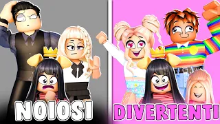 FAMIGLIA DIVERTENTE VS FAMIGLIA SERIA SU ROBLOX!